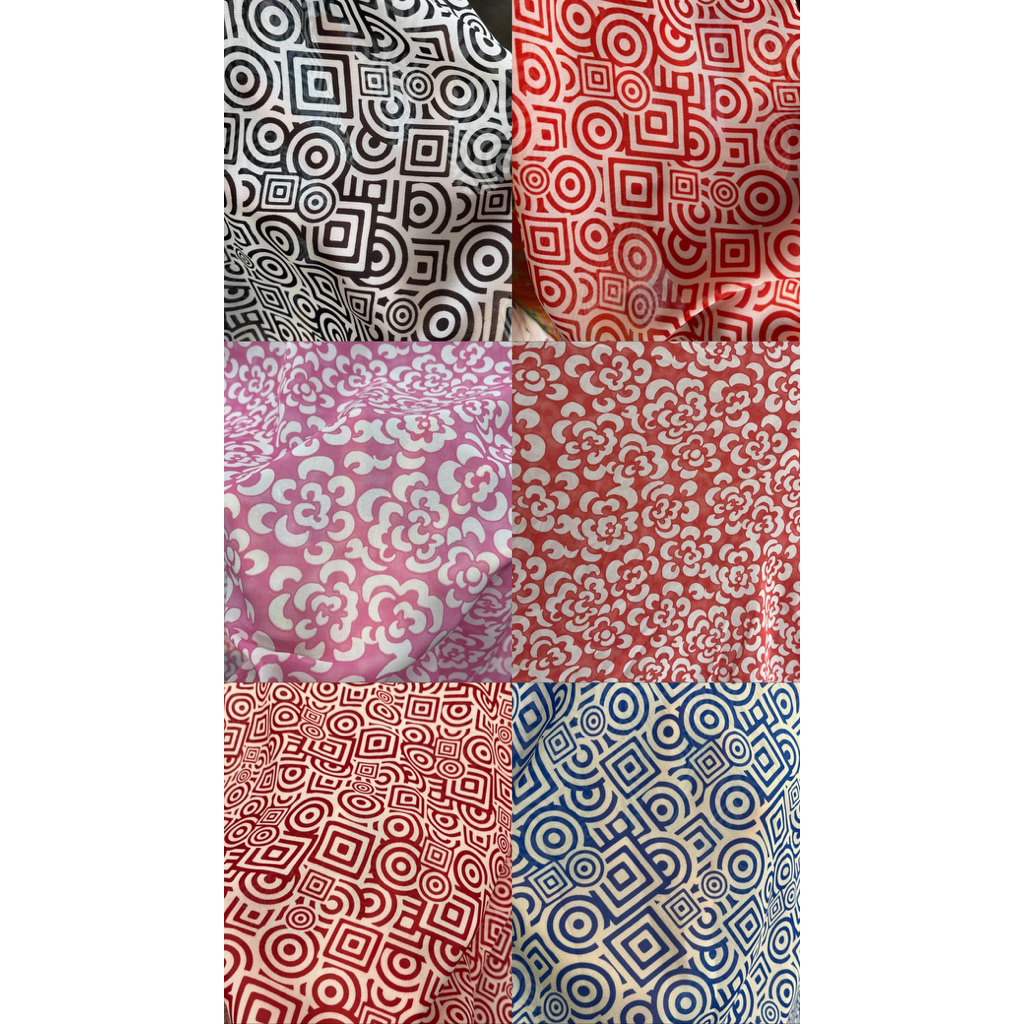 Kain Sifon Motif Premium Super | Kain Siffon Print - Per 0,5 meter
