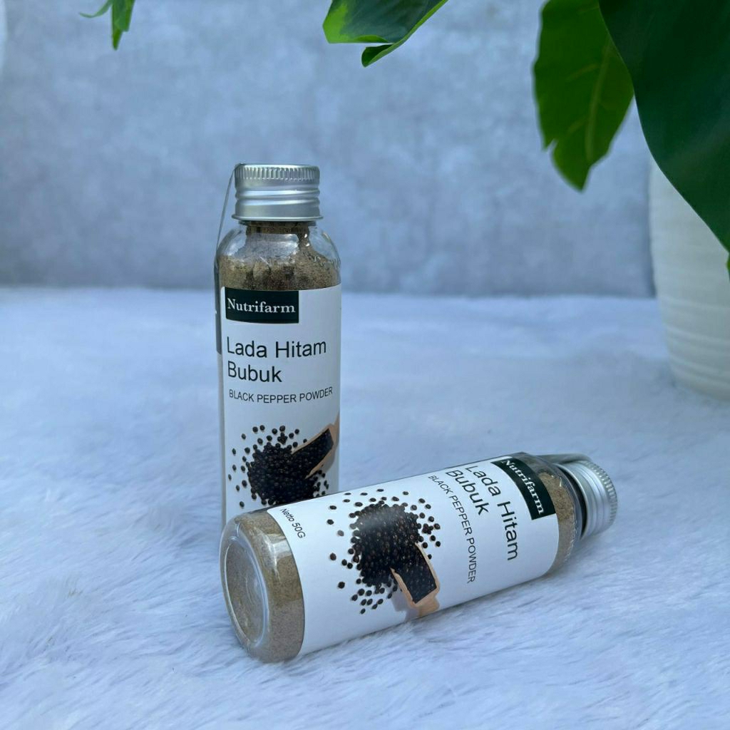 

Nutrifarm Lada Hitam Bubuk 50 Gr |lada bubuk|lada hitam|rempah|bumbu masak