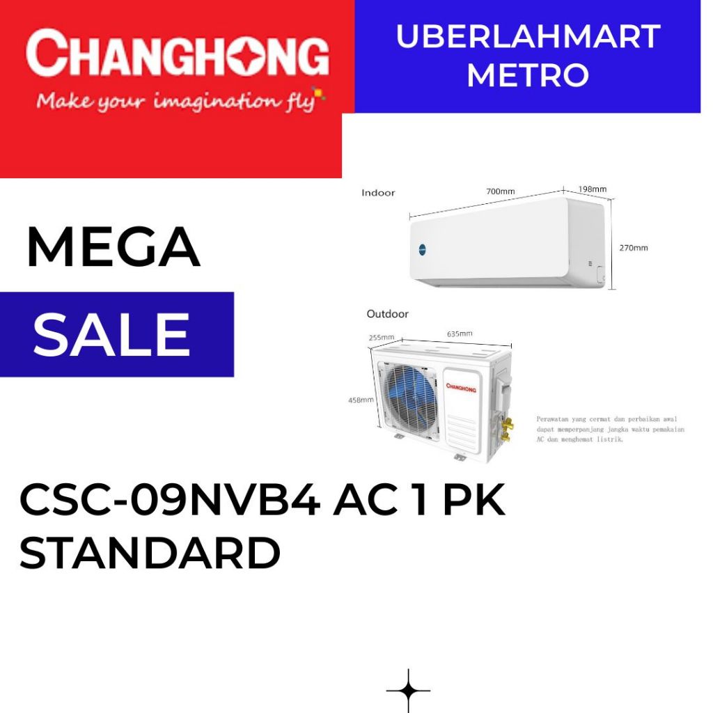 CHANGHONG AC 1 PK STANDARD CSC-09NVB4