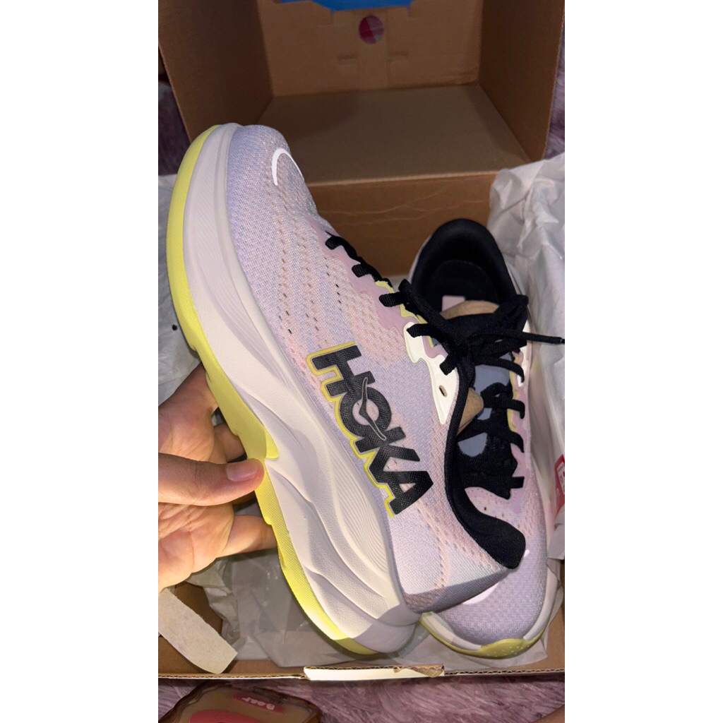 New sepatu running HOKA women rincon 4 size 7,5