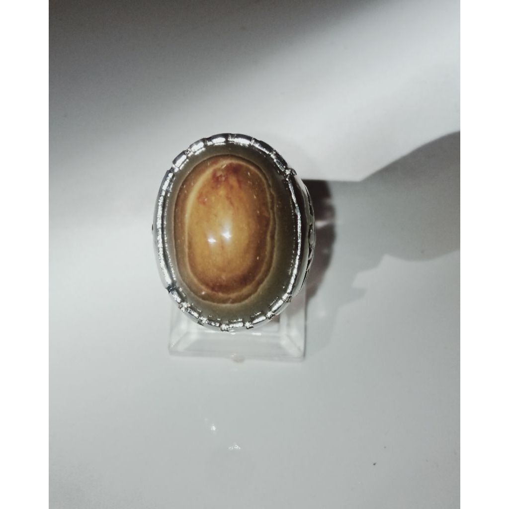 batu akik sulaiman badar daud motif mata dewa/puser bumi