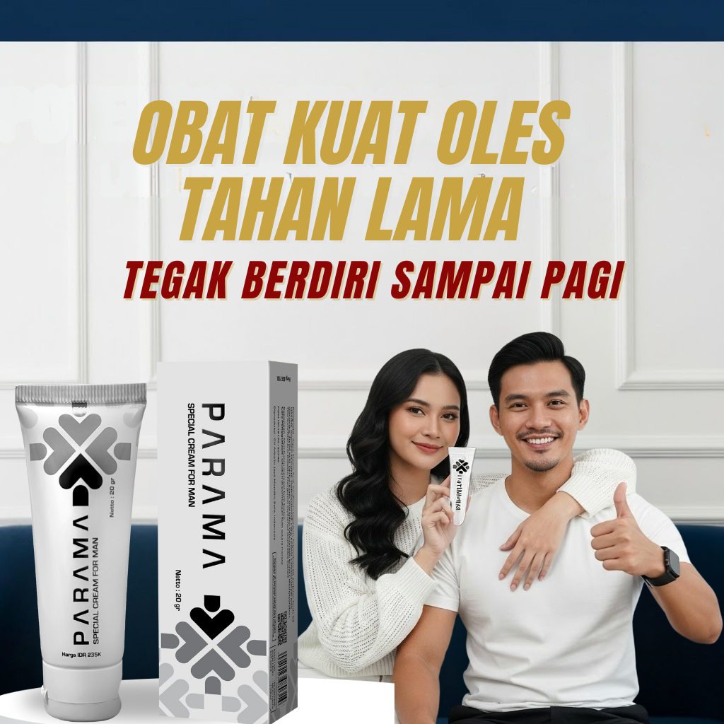 Parama Obat Kuat Oles Pria Tahan Lama Aman BPOM