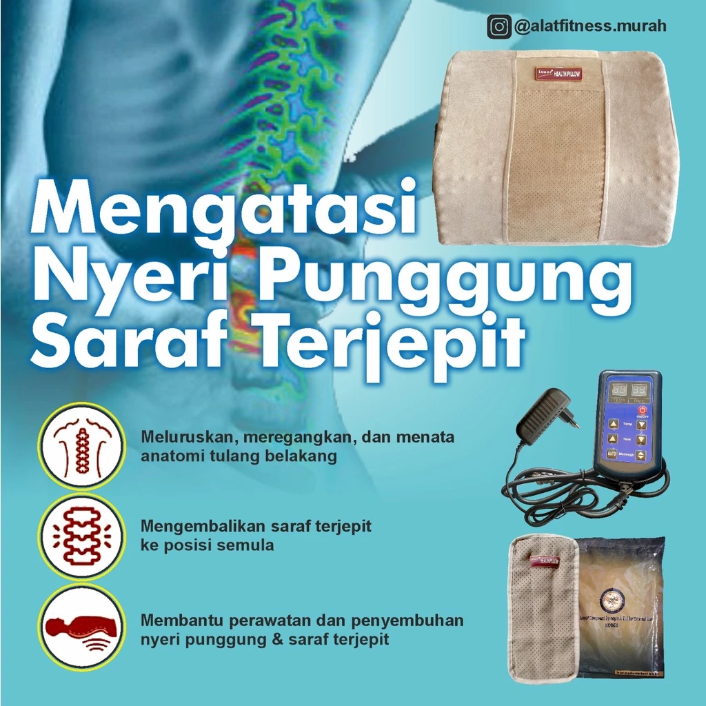 Pillow Bantal Terapi Tulang Leher dan Nyeri Otot Leher Punggung