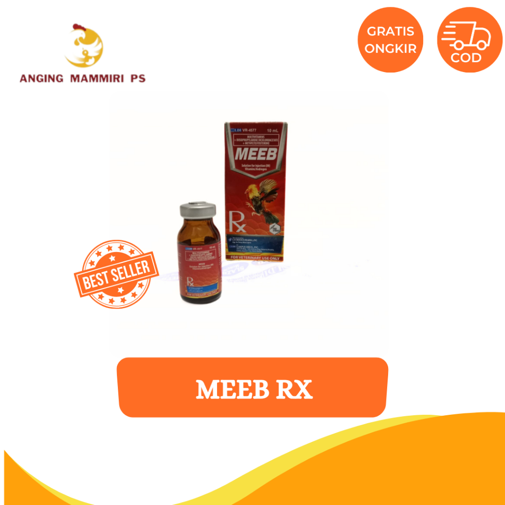 MEEB RX || Obat Herbal untuk Menunjang Performa , Membentuk Otot Yang Kuat dan Membuat Ayam Lebih Ag