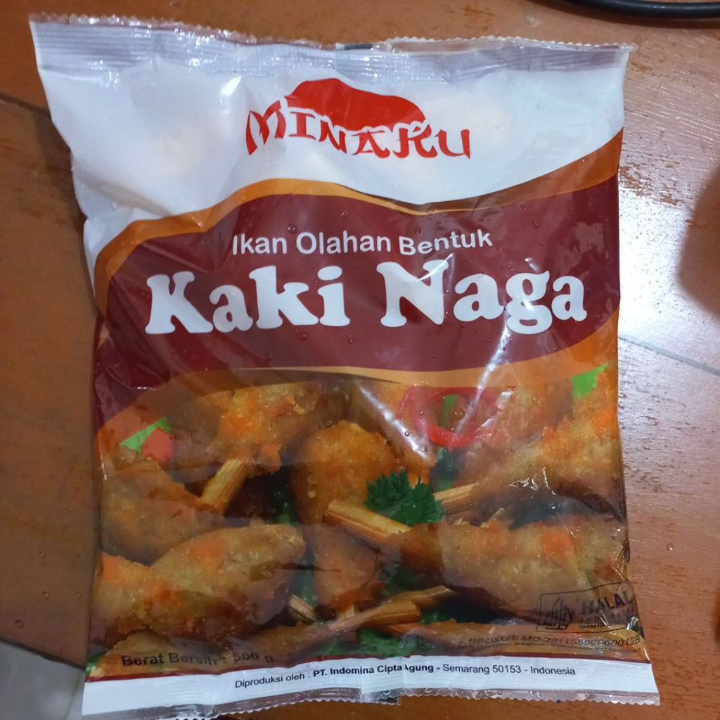 

Minaku KAKI NAGA Olahan Ikan Bentuk Kaki Naga 500g