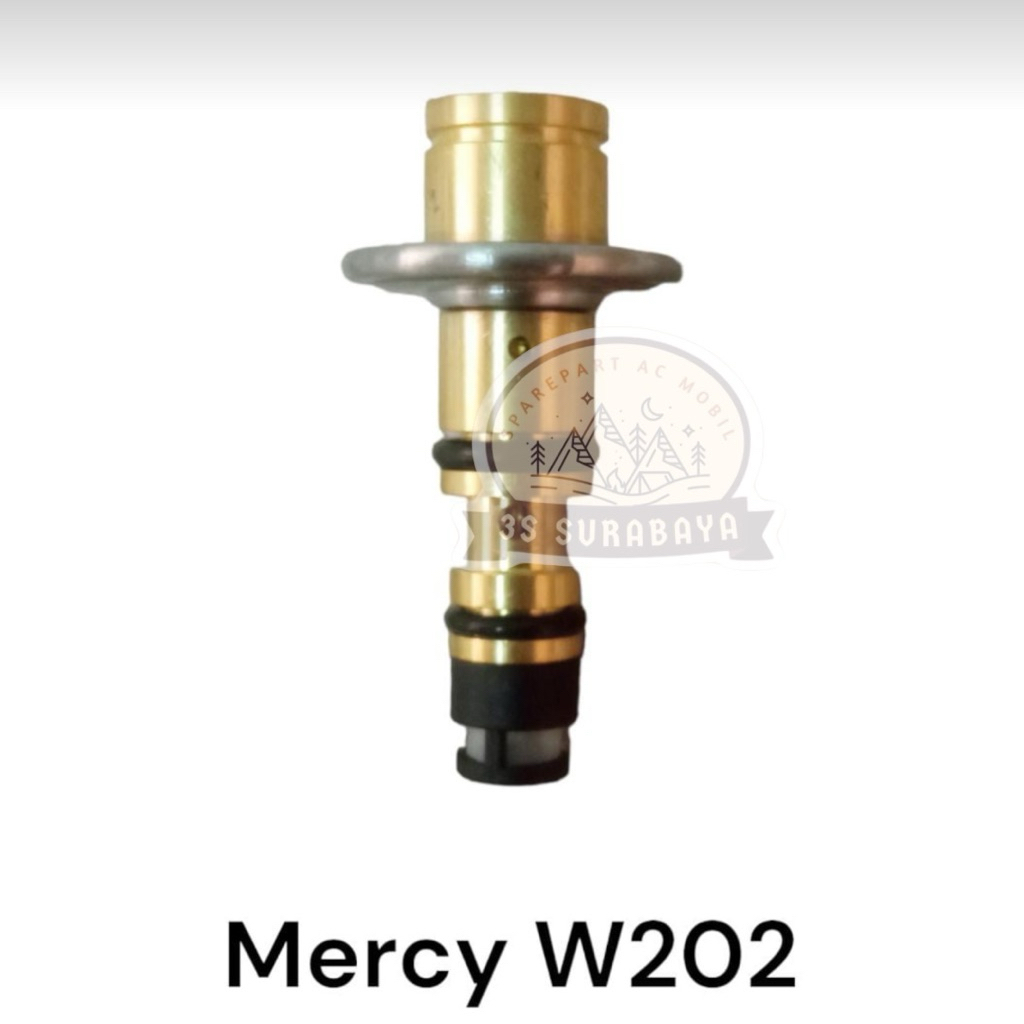 Control Valve Mercy W202 Thermo Valve W 202 Ac mobil Sensor Selenoid Kompresor Kontrol Valve (Baru/N