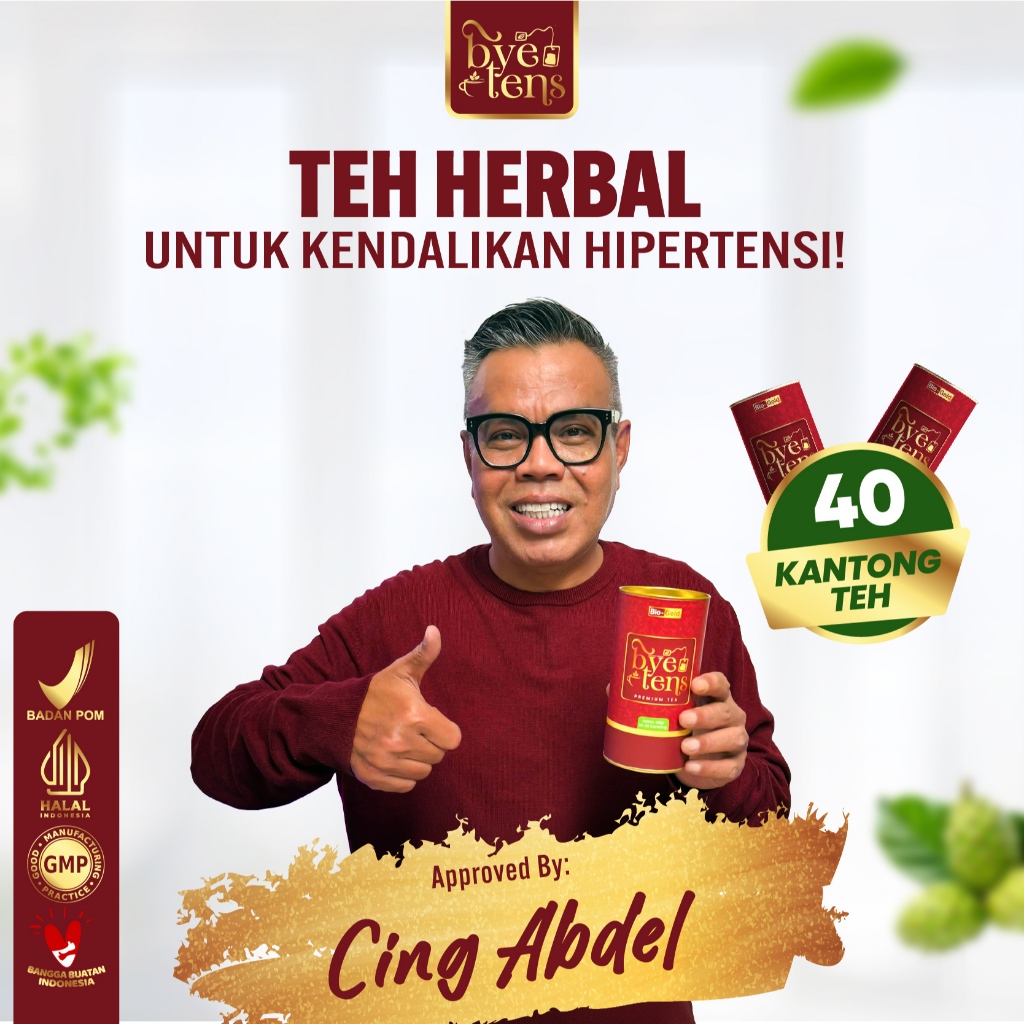 

Bio Gold Bye Tens Teh Celup Alami Bantu Stabilkan Kadar Kolesterol Dengan Ekstrak Mengkudu Seledri Teh Hijau