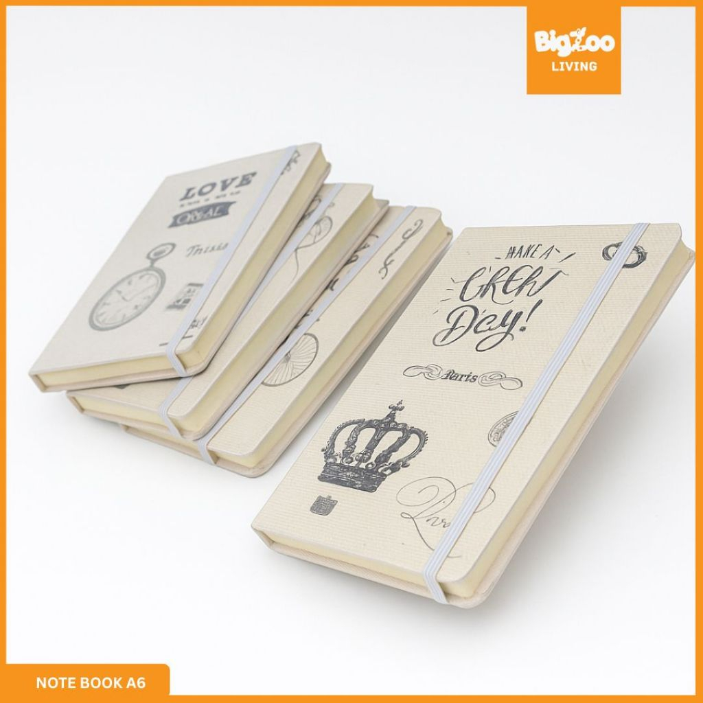 

Bigzoo Living - Buku Catatan A6 / Notebook Motif Classic – Jurnal, Agenda, Buku Tulis