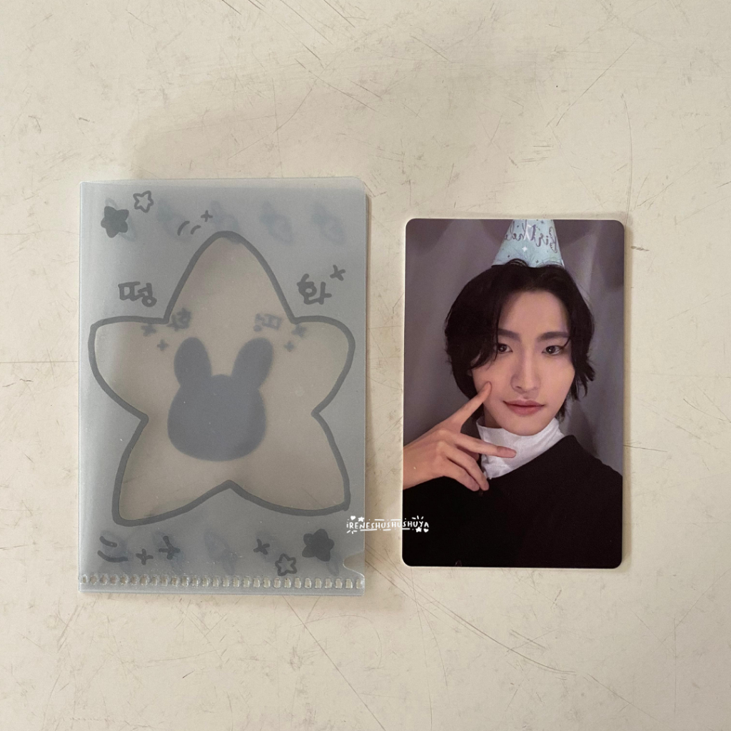 Ateez MD Birthday Kit Seonghwa: Photocard & L-holder