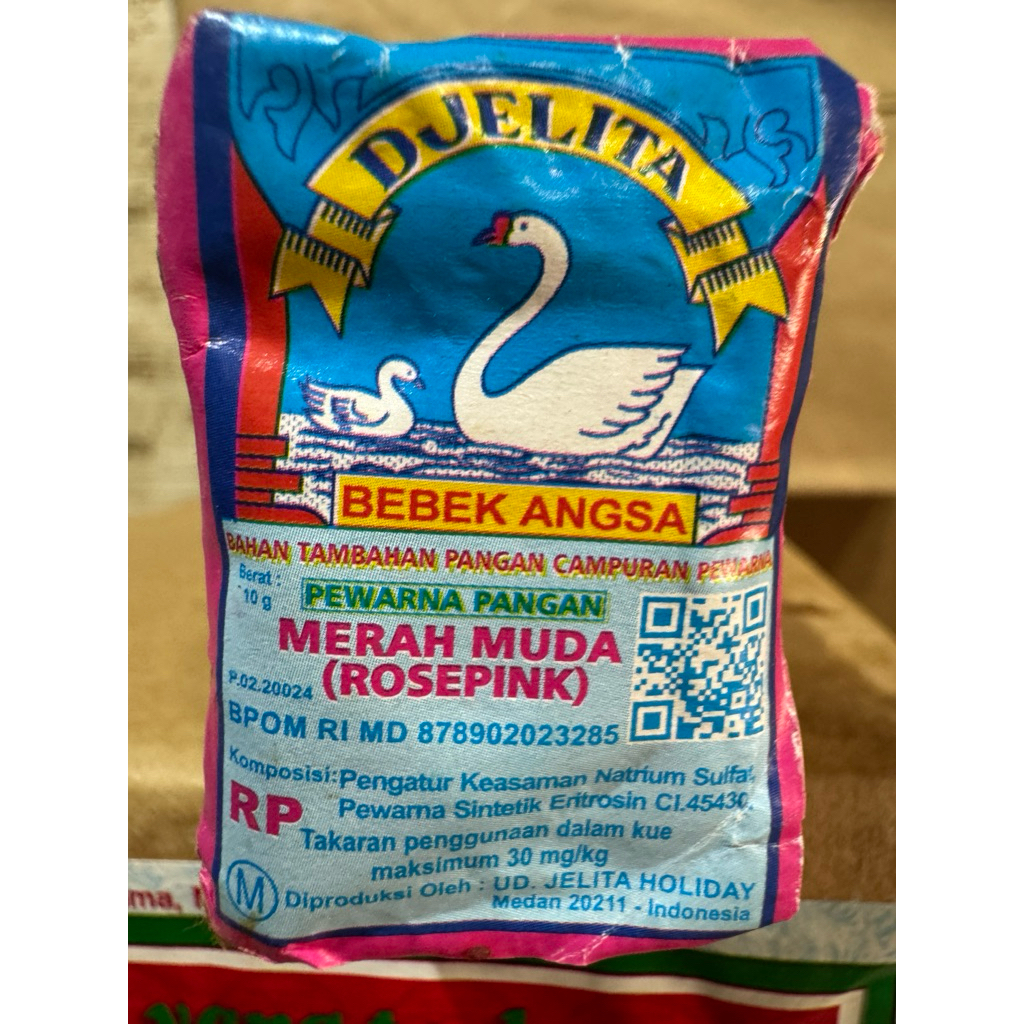 

Gincu angsa pewarna makanan rosepink @ 10 pcs
