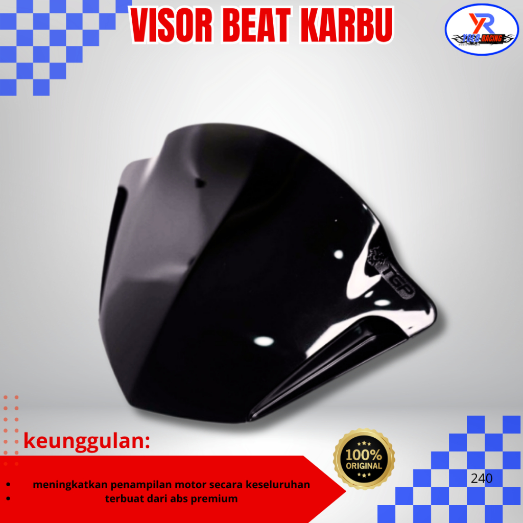 Visor Beat Carbu Visor Vario led New 125/150 gen2 Windshield BEAT CARBU Windshield VARIO 125/150