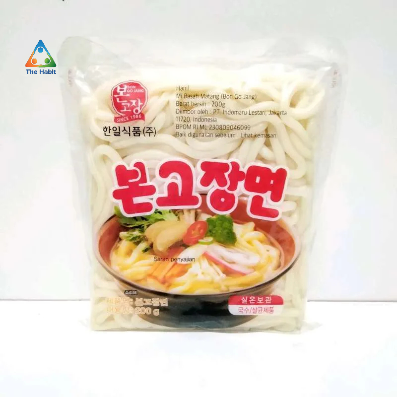 

(The Habit) HANIL Bon Go Jang Udon Noodle / Mie Udon Basah Matang [200 gr]
