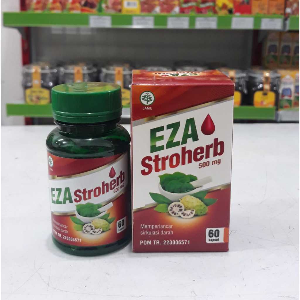 EZA Stroherb 500mg 60 kapsul - Obat Stroke & Mencegah Serangan Stroke