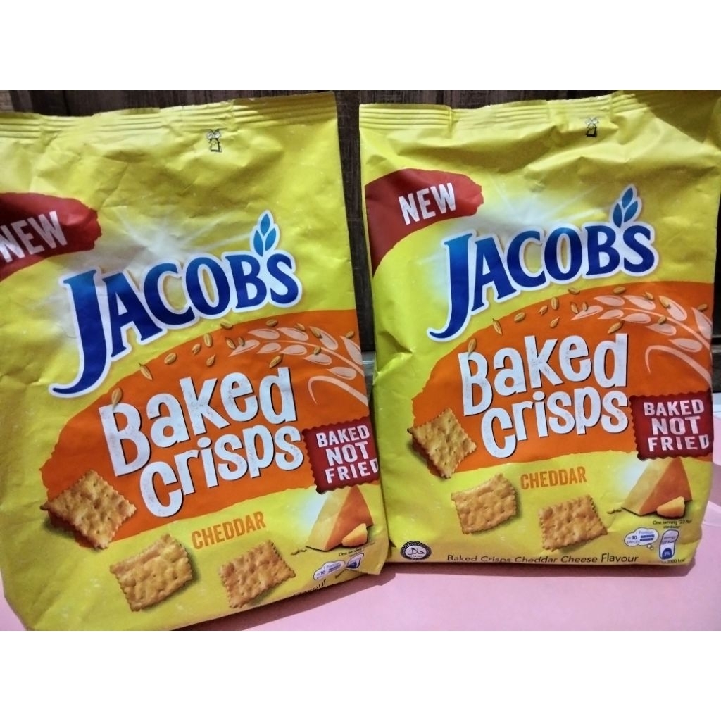 

Jacob’s Baked Crisps Cheddar 229g – Snack Keju Panggang, Lebih Sehat, Bukan Digoreng!