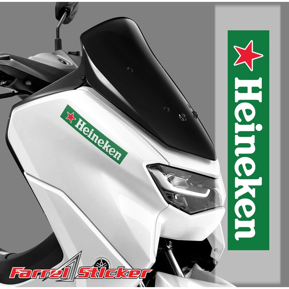 STIKER STICKER HEINEKEN 15 CM