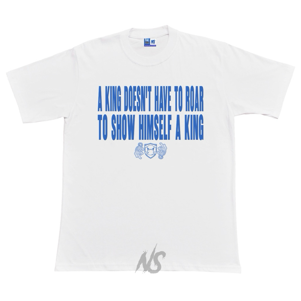 T-Shirt Bandung Mentality - A KING / Kaos Casual Ultras Hooligans / Baju OnePiece Anime