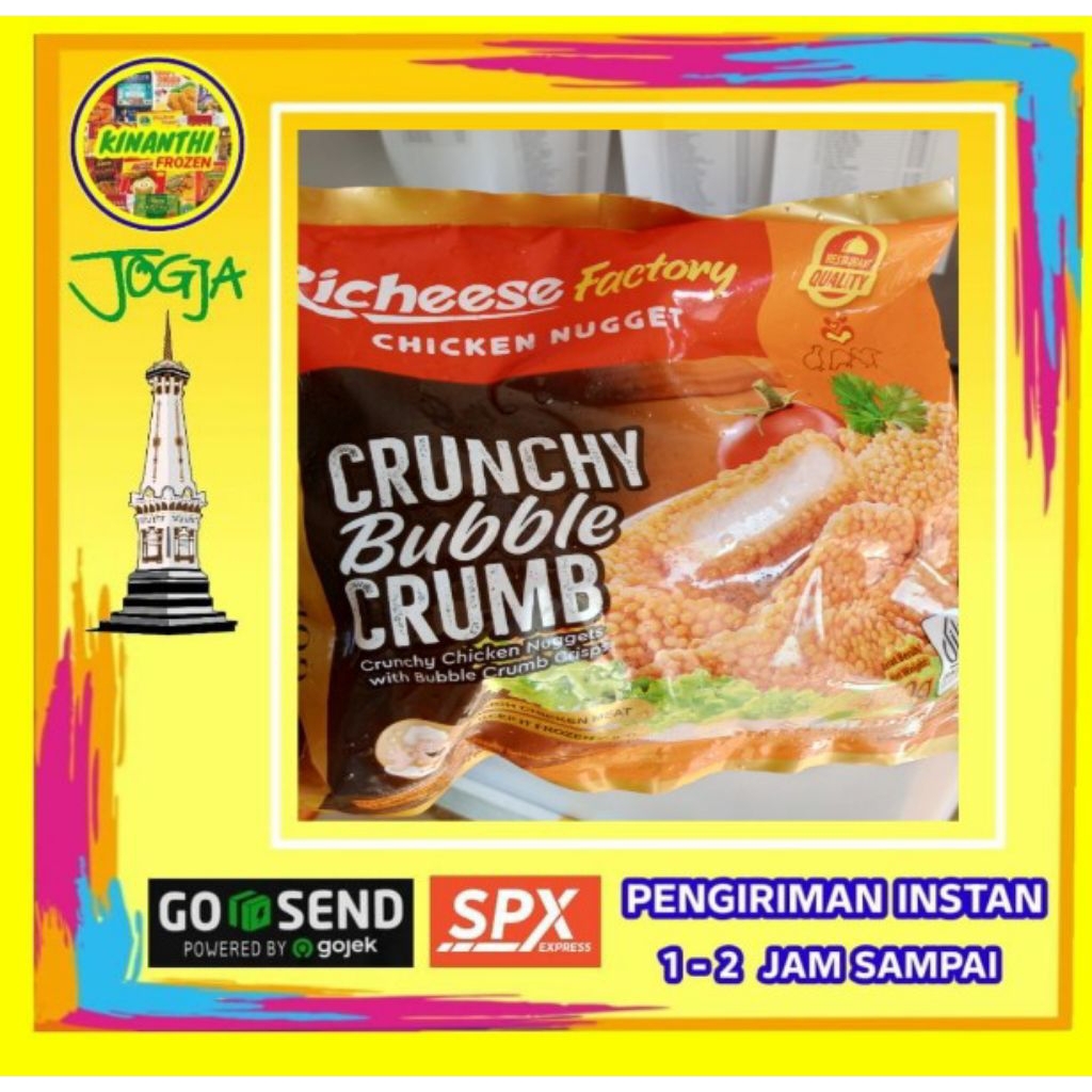 

Richesee Nugget bubble 450 gr, Jogja Frozen