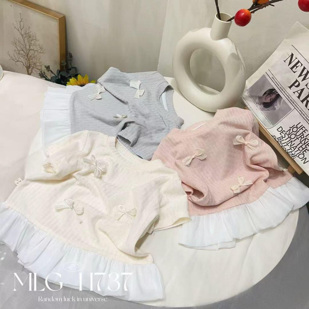 Atasan Crop Anak Perempuan | 1 - 5 Tahun