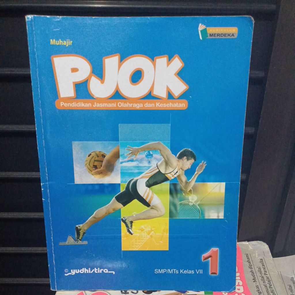buku PJOK kelas 1/7 SMP Yudhistira kurikulum merdeka