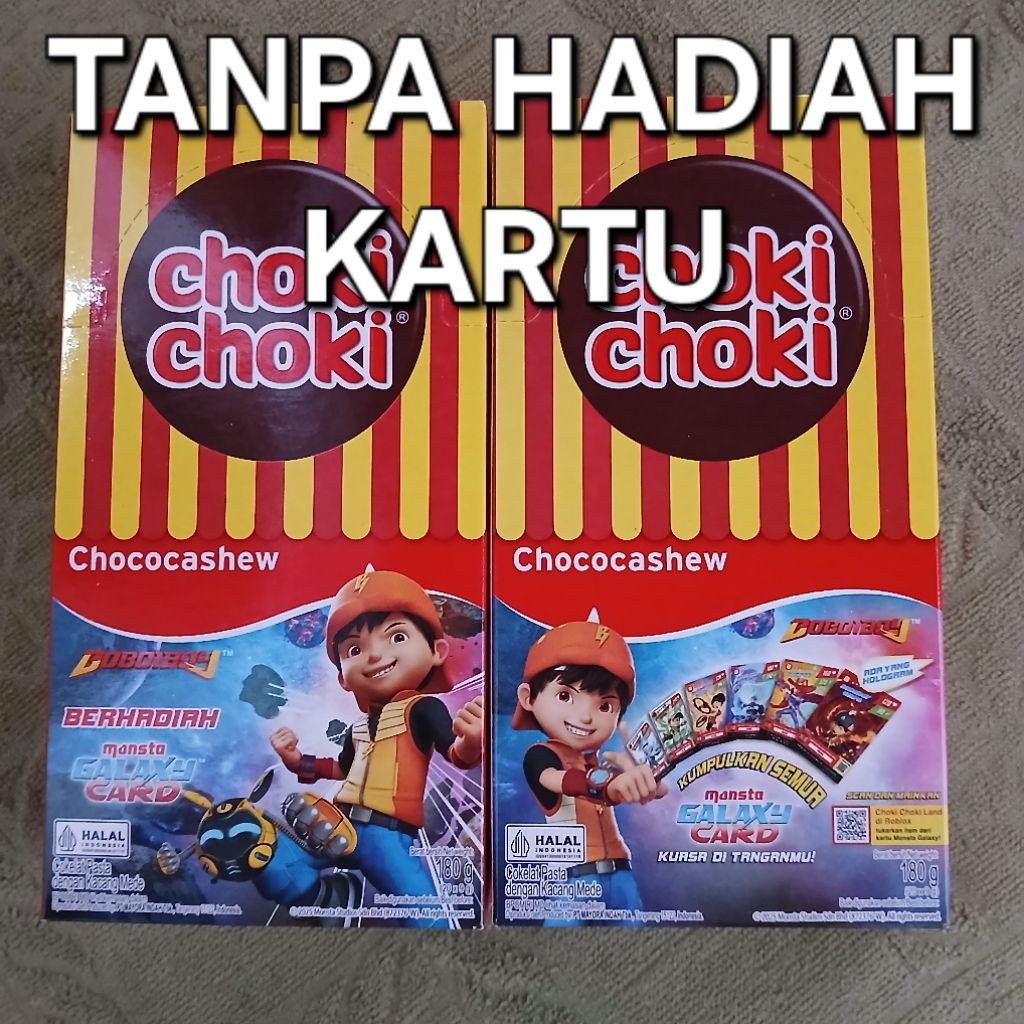 

Choki Choki Coklat Cashew isi 20