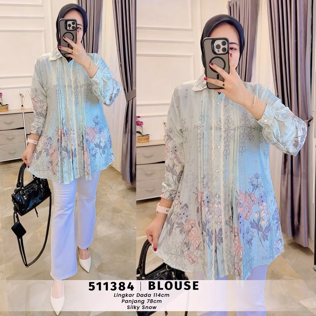 NEW BLOUSE SILKY ORY BY EXTU PREMIUM