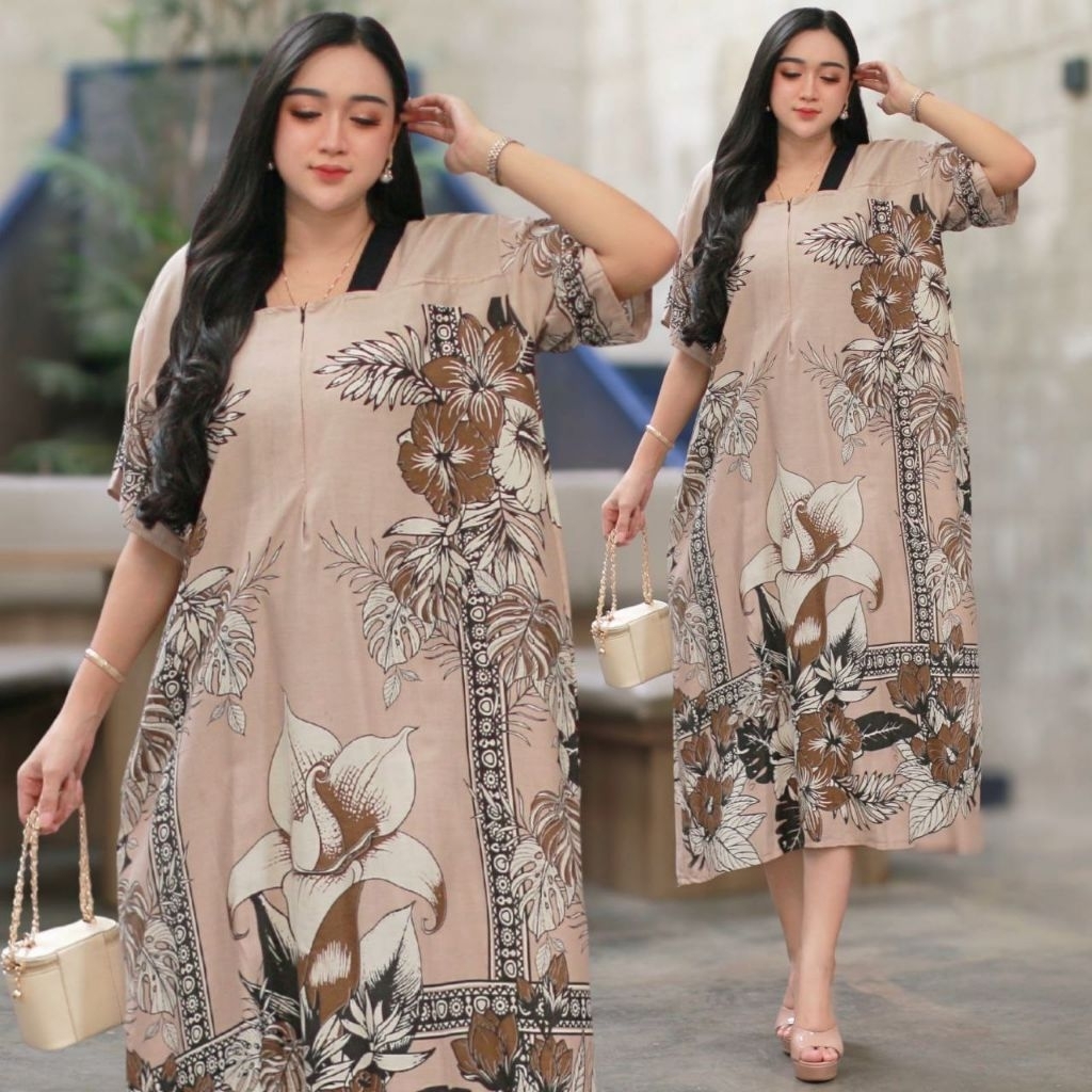 Daster jumbo branded kekinian murah adem busui bumil grosir pekalongan