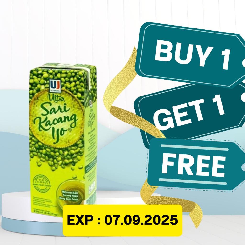 

ULTRA SARI KACANG IJO 250ML BUY1 GET 1 FREE