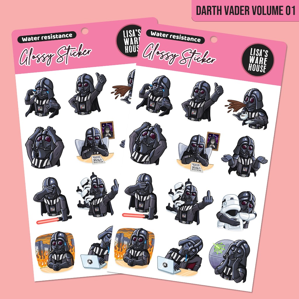 

Sticker Darth Vader Volume 01