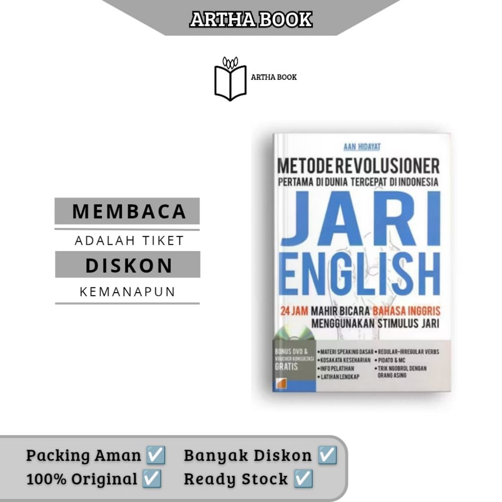 Buku Mahir Bicara Bahasa Inggris / Buku Jari English / Aan Hidayat / Pustaka Widyatama