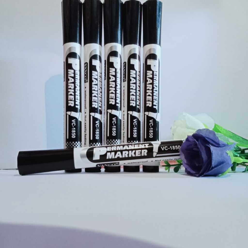 

Vanco Spidol Permanen Marker VC-1850 Tinta Tahan Lama