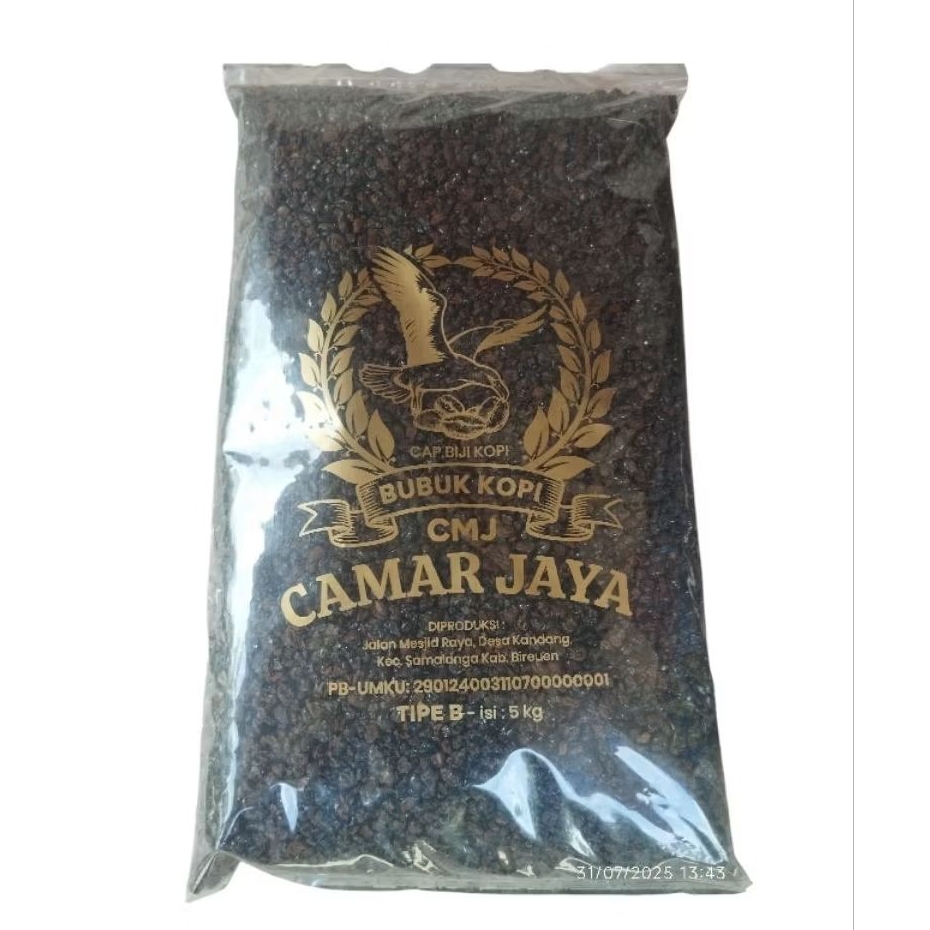 

500 Gram Bubuk Kopi Saring ( Merk CMJ ) Khas Samalanga