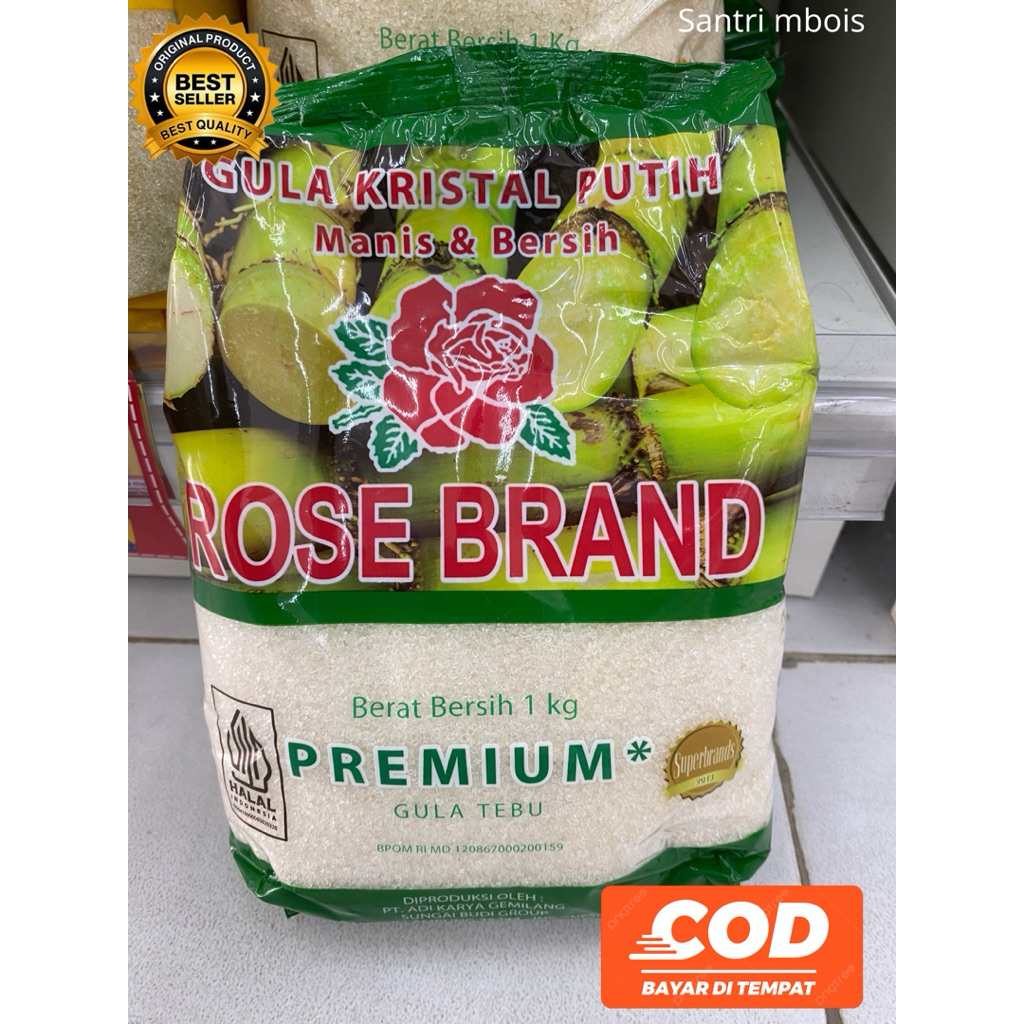 

GULA PREMIUM ROSE BRAND ( hijau )1kg