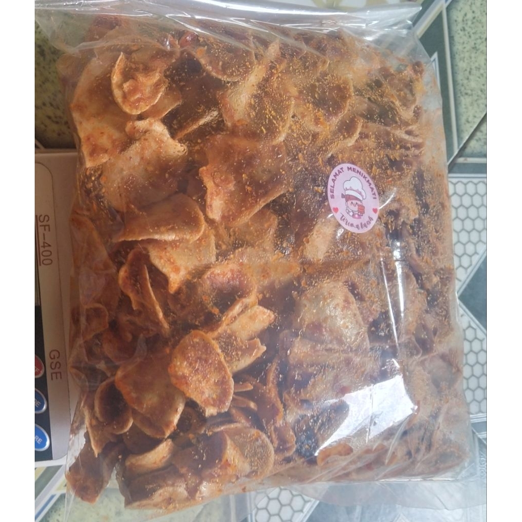 

keripik basreng surundeng 1/4 kg Aneka cemilan ringan