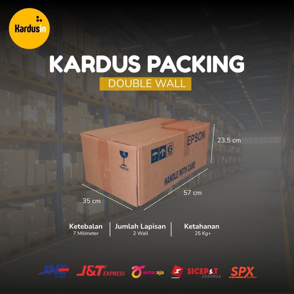 

Kardus Packing Tebal Double Wall