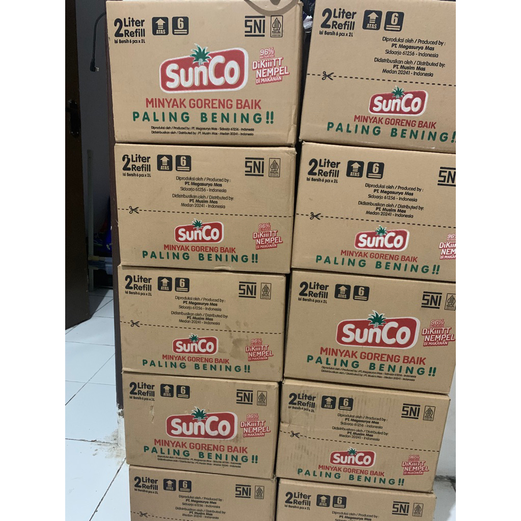 

Sunco Minyak Goreng 2 Liter Refill – 1 Dus (6 Pcs) untuk Kepraktisan Anda