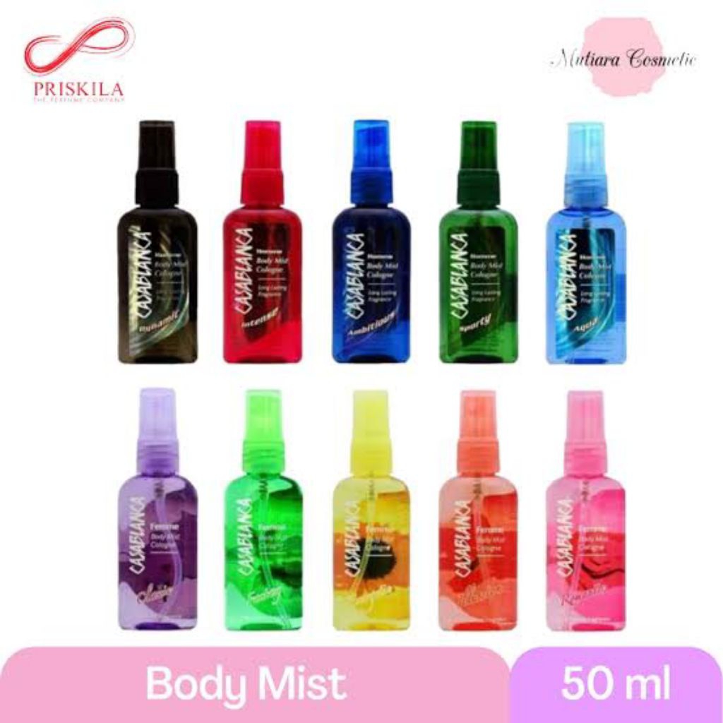 CASABLANCA BODYMIST 50ML PARFUM Kecil