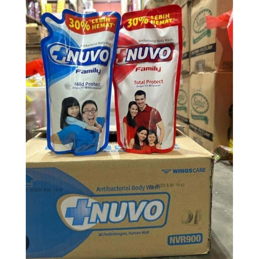 sabun cair nuvo 825ml 1 dus expa aman
