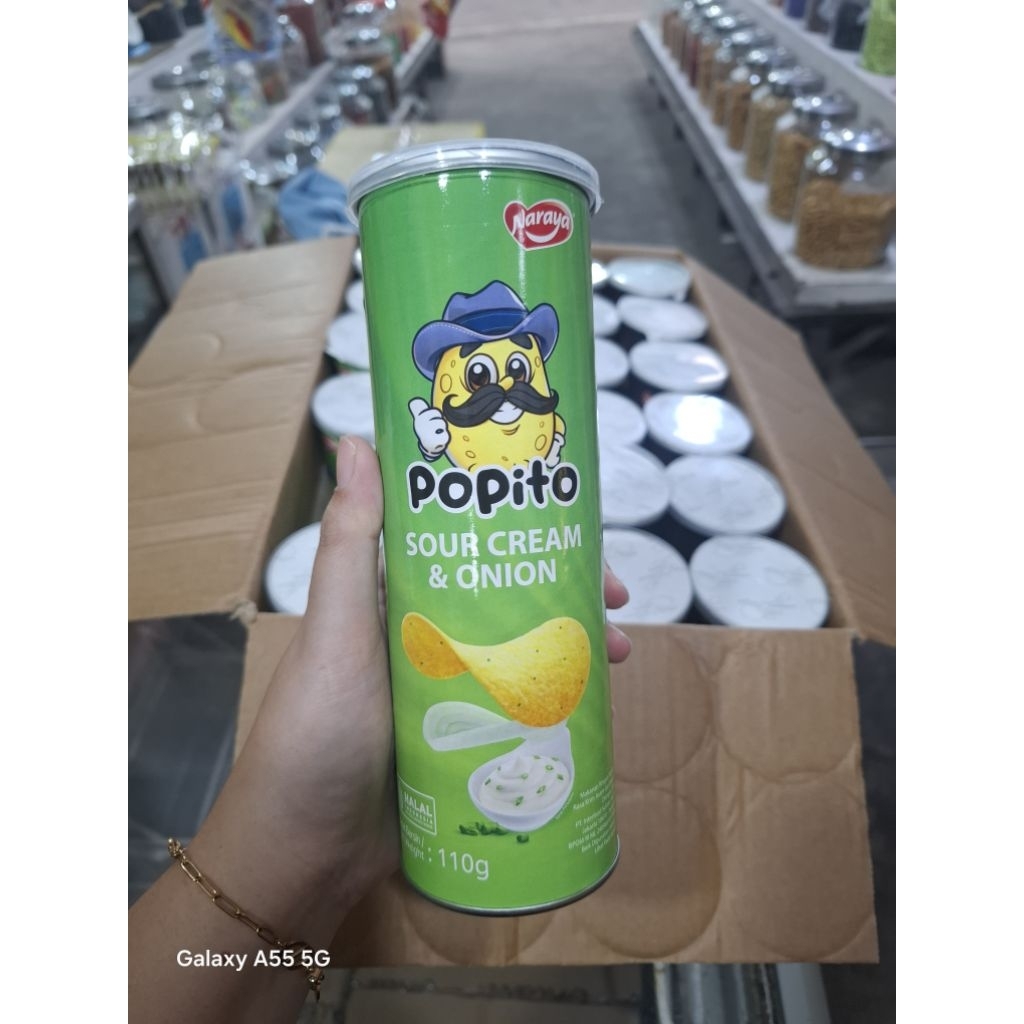 

popito kripik kentang ready