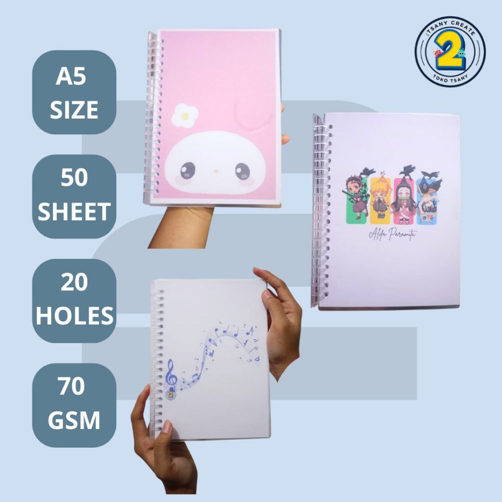 

Binder Custom A5 50 lembar