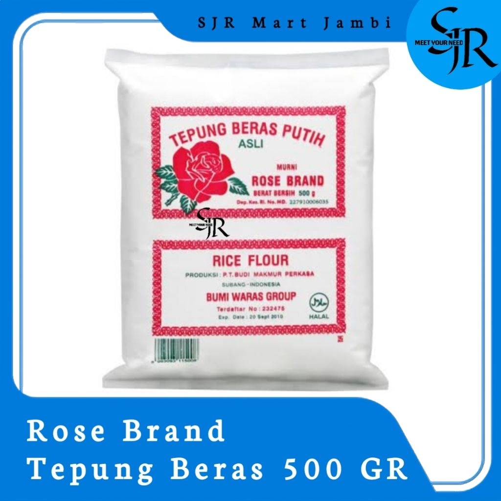 

[Tepung] Rose Brand - Tepung Beras Putih | Kemasan 500g
