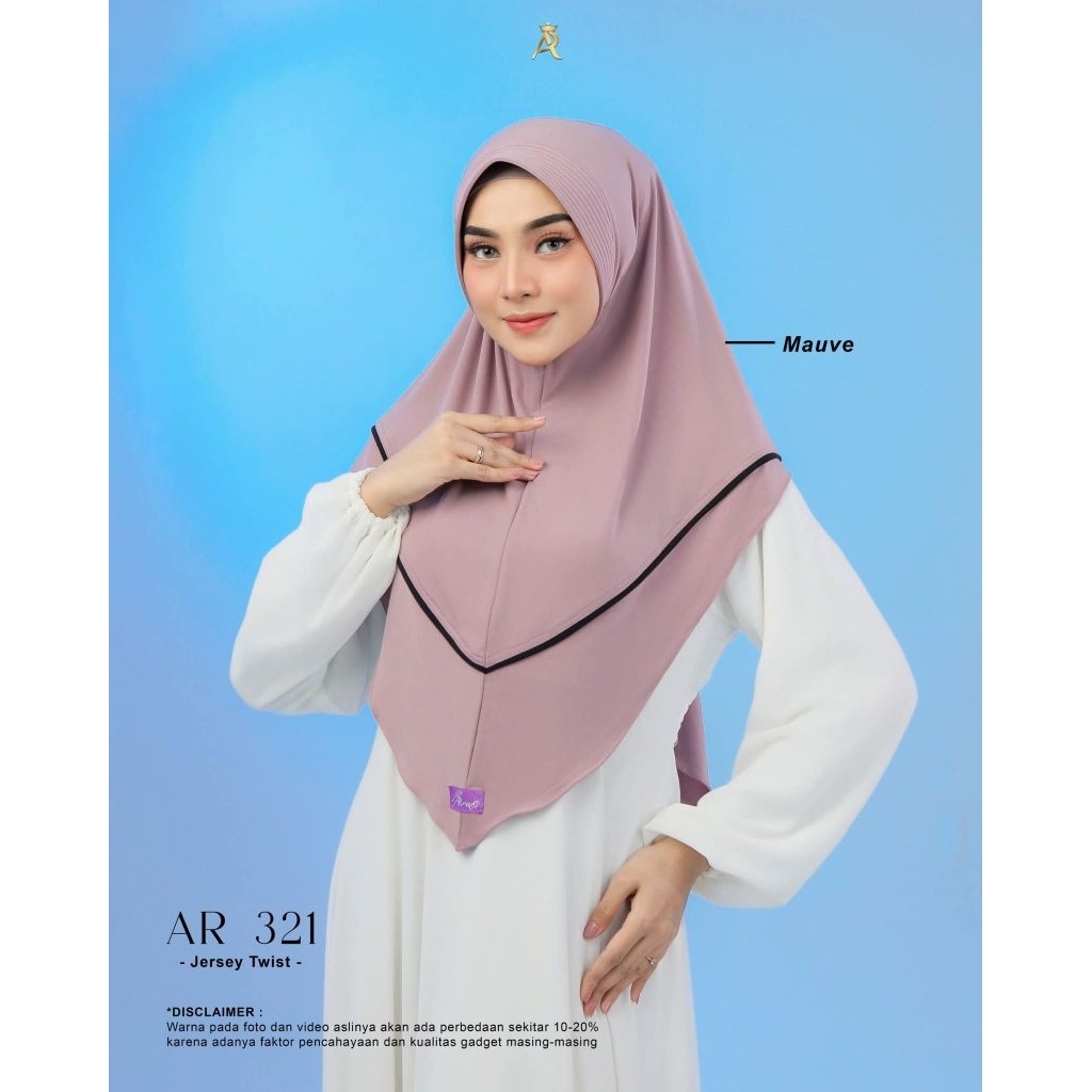 AR 321 Hijab Arrafi Hijab instant Hijab branded Daily Bergo Arrafi Arrafi Hijab Jilbab Arrafi