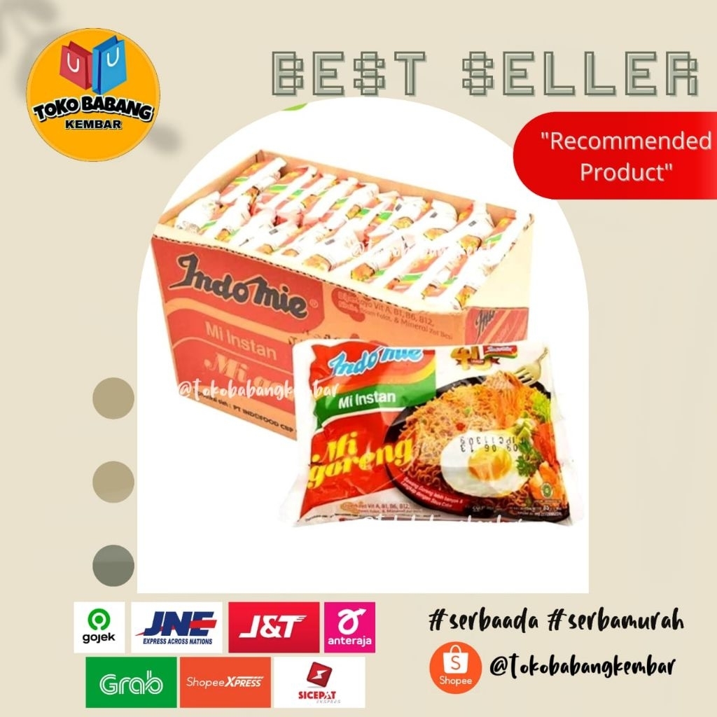 

Indomie Goreng 1 Karton ( 40 PCS )