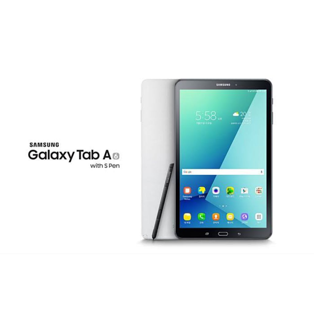 Tablet Samsung Galaxy Tab A 2016 with s'pen 10 inch second siap pakai no minus murah original