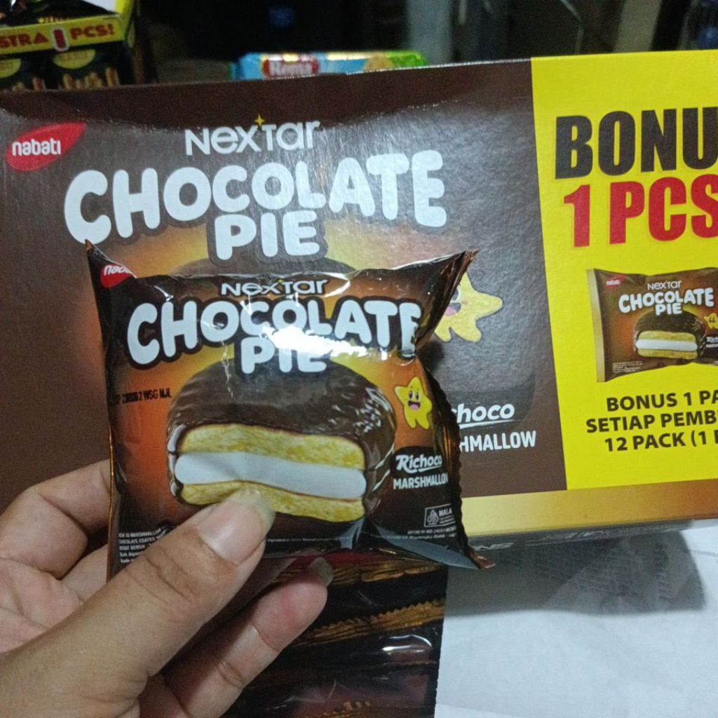 

chocolate pie (isi 12 pack)