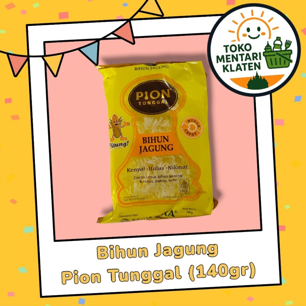 

Bihun Jagung Pion Tunggal – Kenyal, Halus & Nikmat!