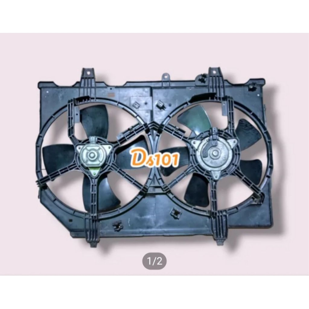 rumah extra fan dinamo kipas radiator set original ori nissan xtrail t30 serena c24 copotan bekas