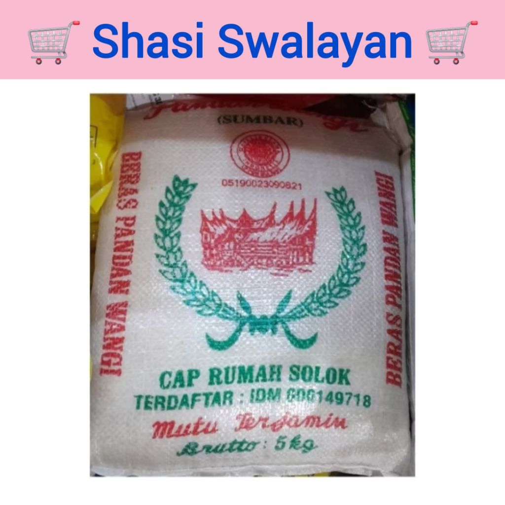 

Beras Cap Rumah Solok Pandan Wangi 5 Kg