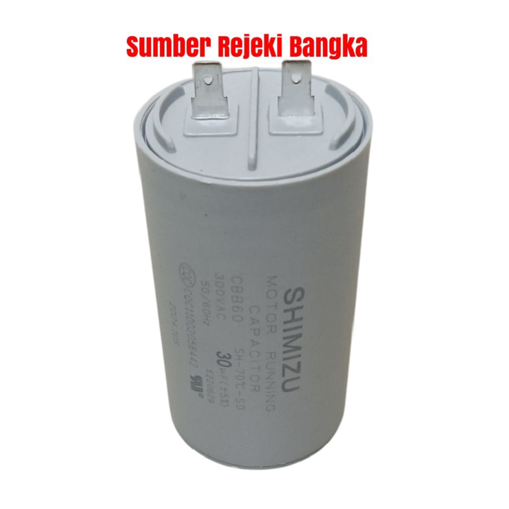CAPASITOR / KAPASITOR 30 UF 300 VAC/30UF 300VAC POMPA SHIMIZU PS-226/PS-230/PS-255