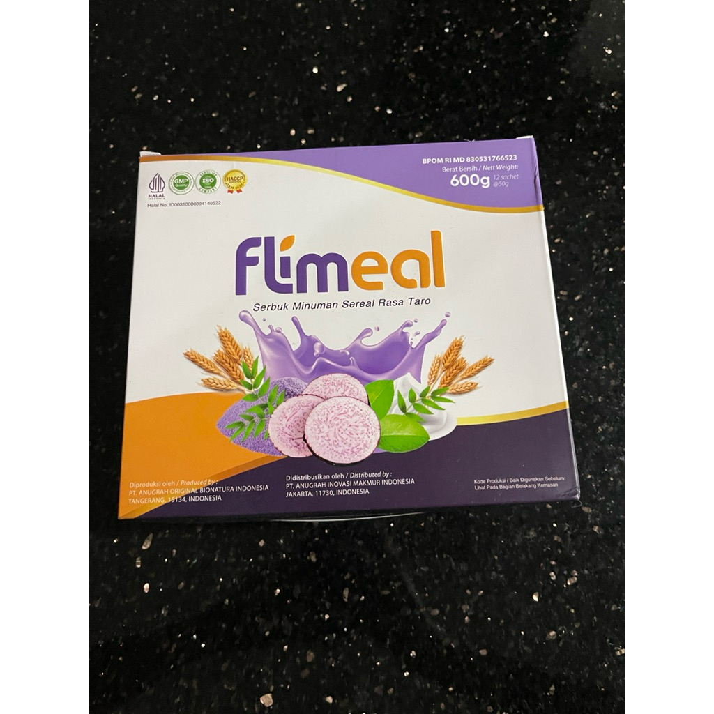

preloved Flimeal rasa taro 11 sachet