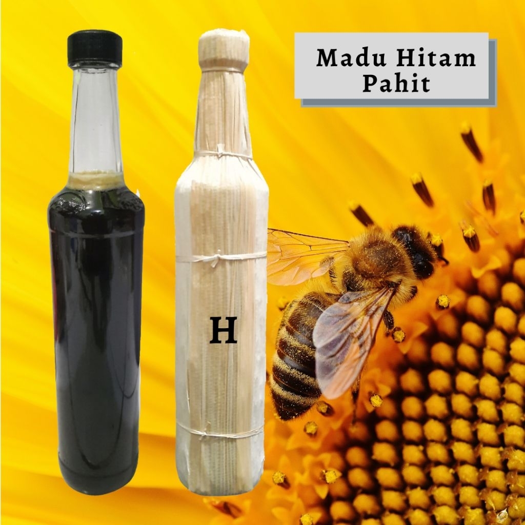 MADU ASLI / MADU HITAM / MADU HERBAL / MADU HITAM HONEY Q 575 Gram